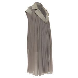 Bottega Veneta cotton chiffon pleated dress